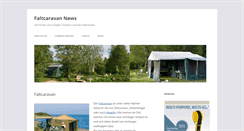 Desktop Screenshot of faltcaravan-news.de